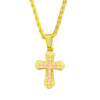 GOLDEN PEARLY CROSS PENDANT