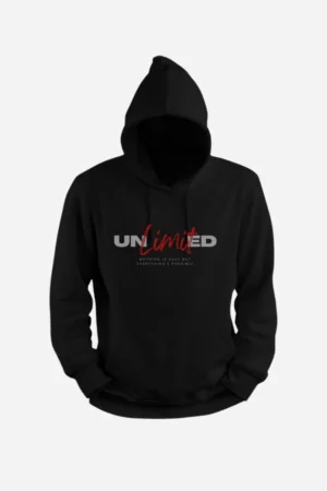 UNLIMITED BLACK HOODIE