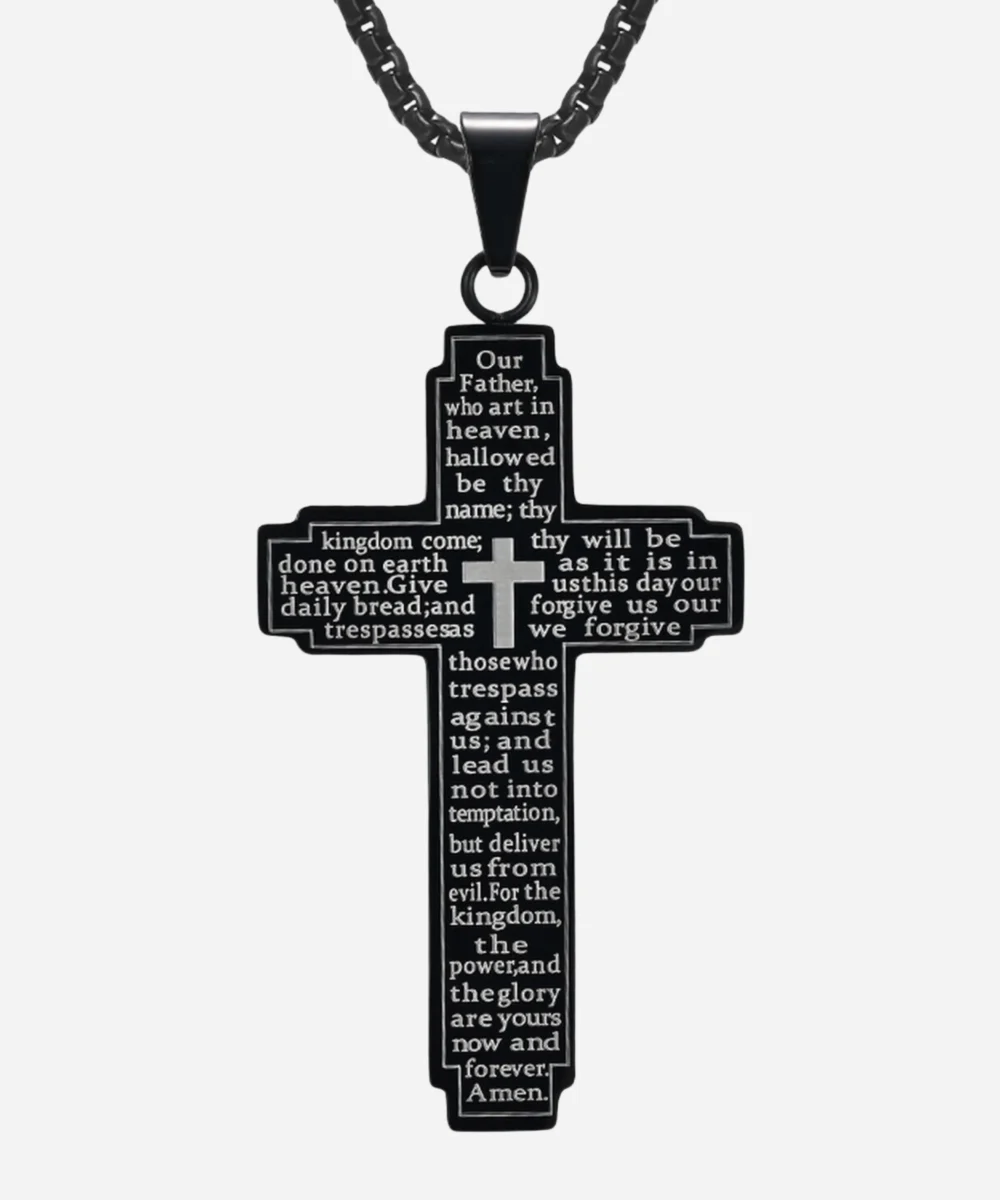 STAINLESS STEEL PRAYER PENDANT