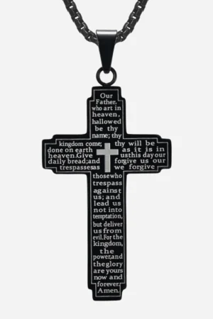 STAINLESS STEEL PRAYER PENDANT